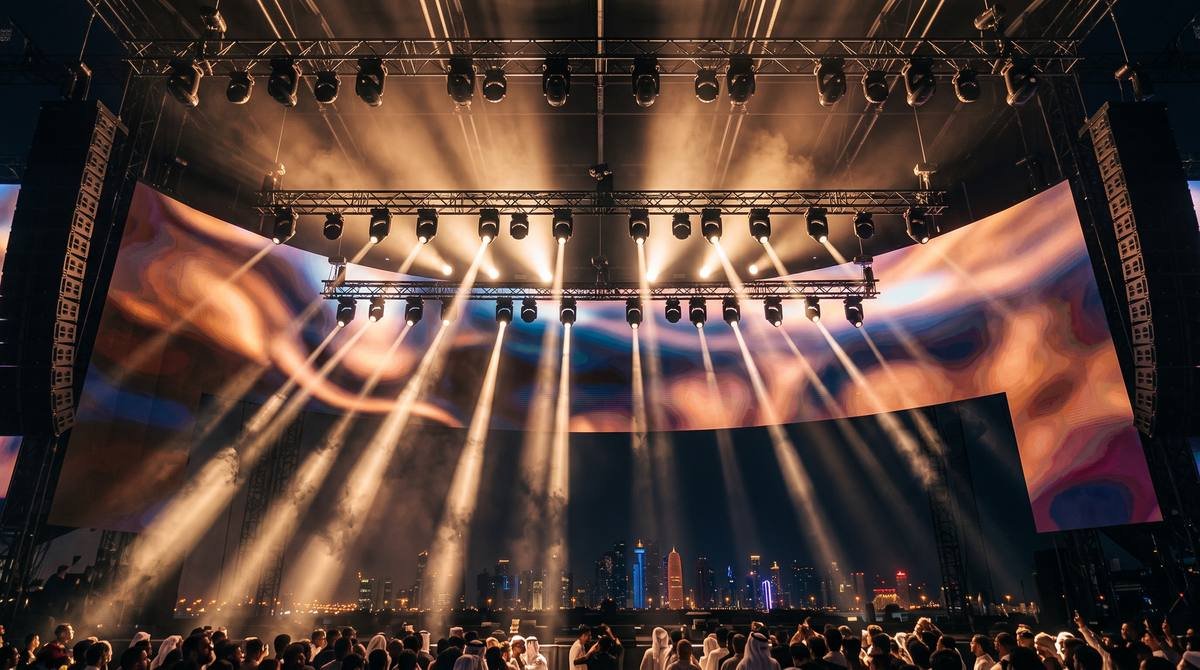 AV, Lighting and LED Screens, CLSTR reference frame